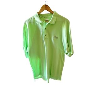 Columbia Men's Green Polo Golf Shirt Size Large Preppy Classic Performance